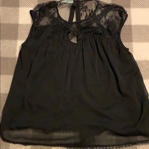 Black Lace Tank/Blouse!
